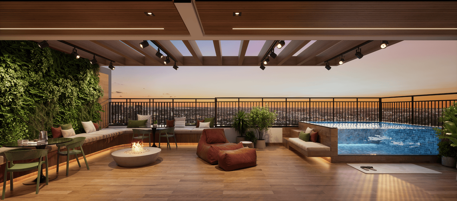 Rooftop Lounge Panorâmico Ecoville Figueira